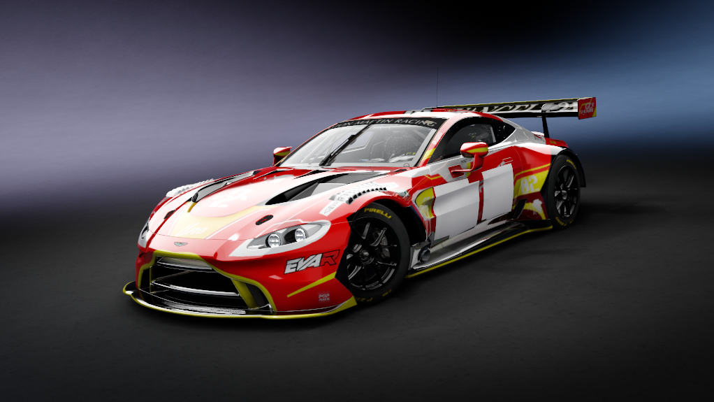 Aston Martin Vantage DTM 2024, skin Eva Racing