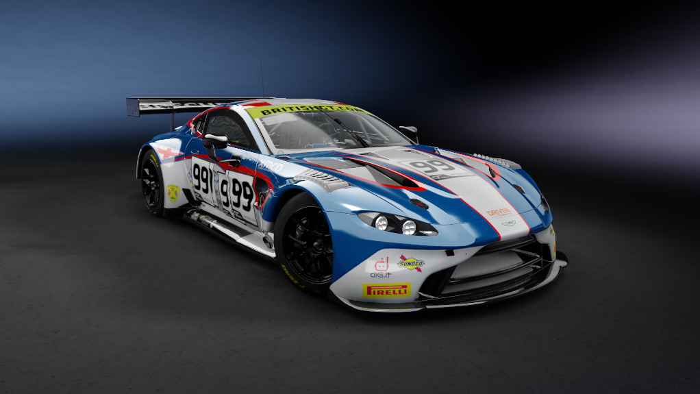 Aston Martin Vantage DTM 2025, skin 2019_BrGT_Pro_Am_beechdean_99