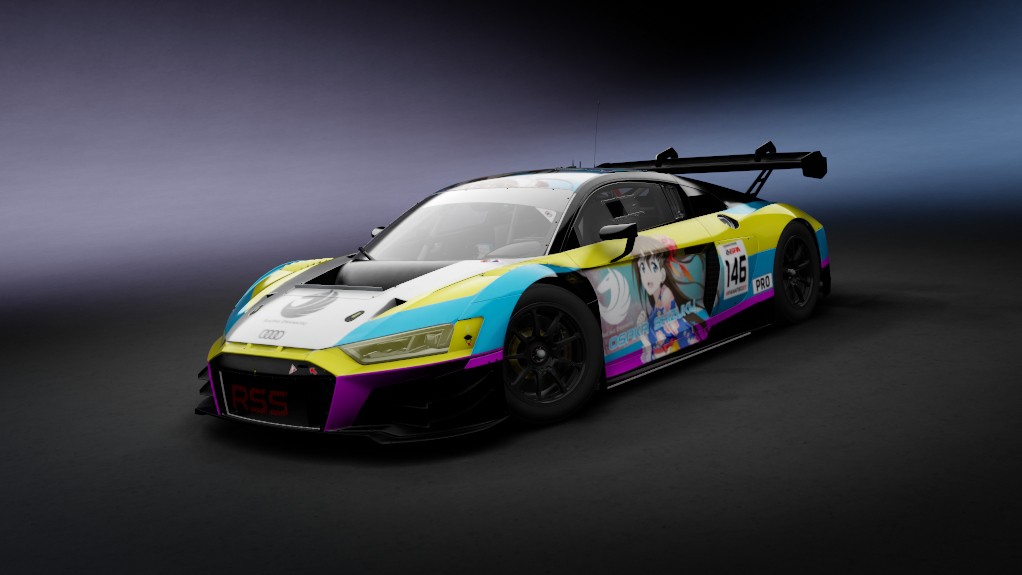 Audi R8 LMS EVO2 DTM 2024, skin Racaing Dramatic#146