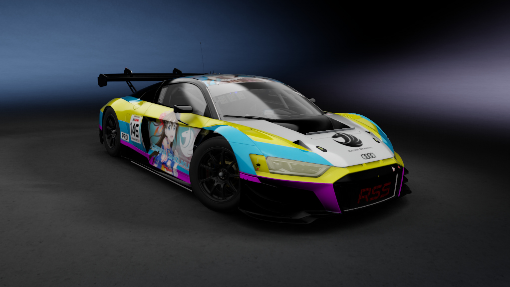 Audi R8 LMS EVO2 DTM 2025, skin Racaing Dramatic#146