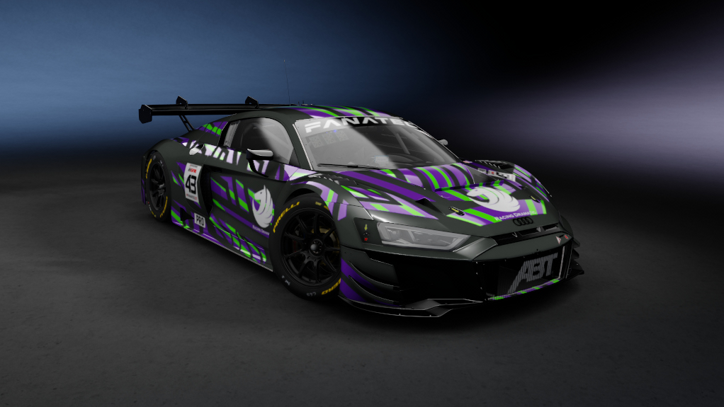 Audi R8 LMS EVO2 DTM 2025, skin Racing Dramatic#43