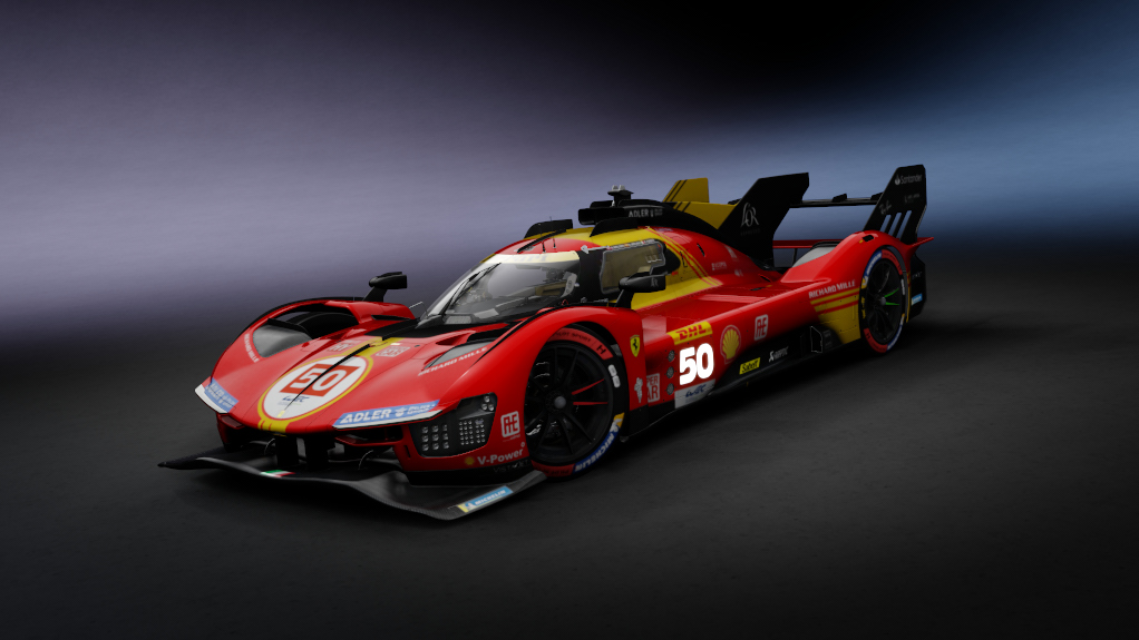 Ferrari 499P TRLM 2024, skin 2024_AFCorse_WEC_50