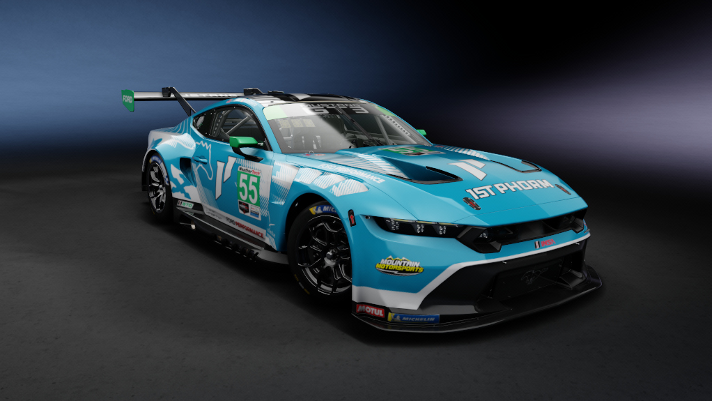 Ford Mustang DTM 2025, skin 2024_IMSA_Proton_55