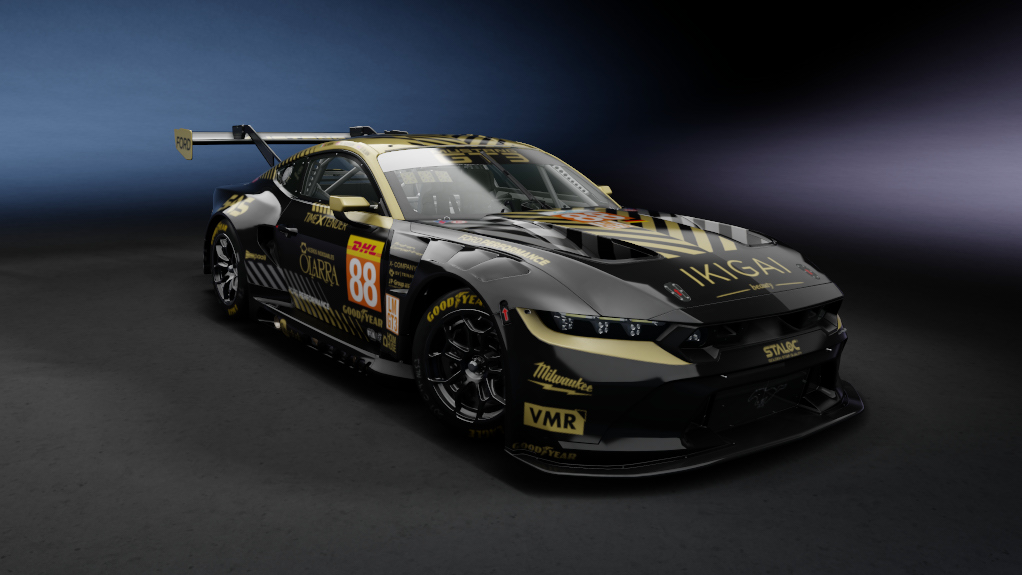 Ford Mustang DTM 2025, skin 2024_WEC_Proton_88