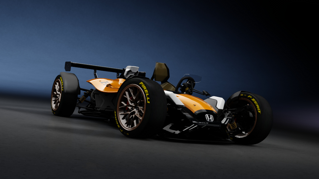 Honda 2&4 Project EVO, skin oranye