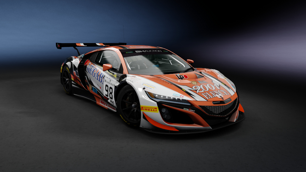 Honda NSX EVO DTM 2025, skin Blancpain_2019_Arrows_98