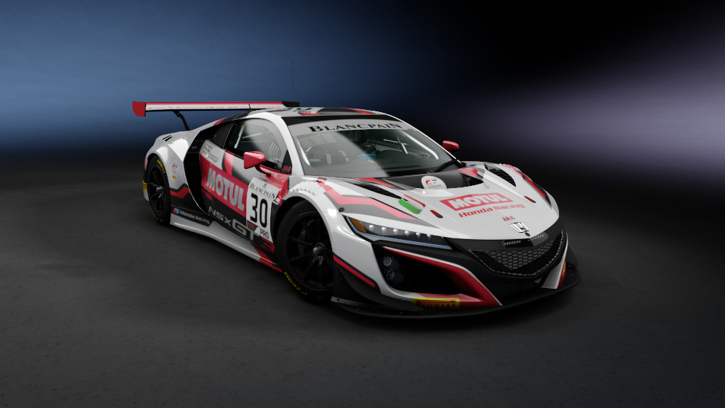 Honda NSX EVO DTM 2025, skin Blancpain_2019_Motul_30