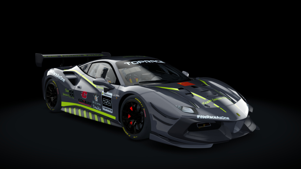 Ferrari 488 EVO CUP P2P 2020, skin 22_TJR