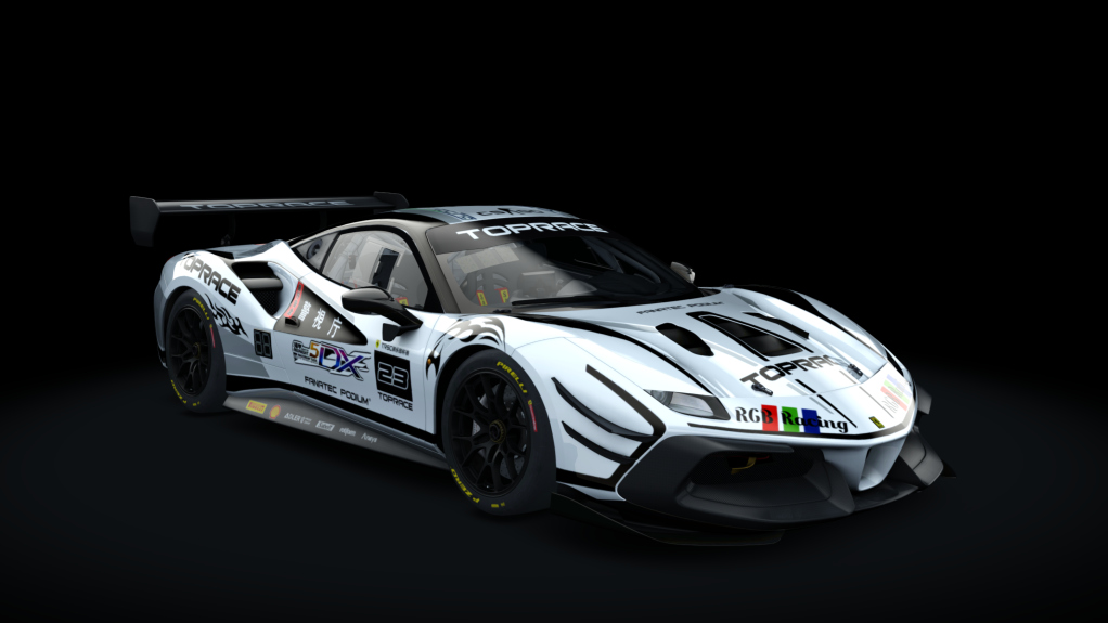 Ferrari 488 EVO CUP P2P 2020, skin 23_RGB-Racing_mikewrwr