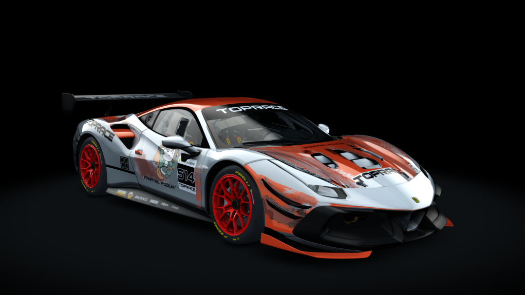 Ferrari 488 EVO CUP P2P 2020, skin 514_let_go