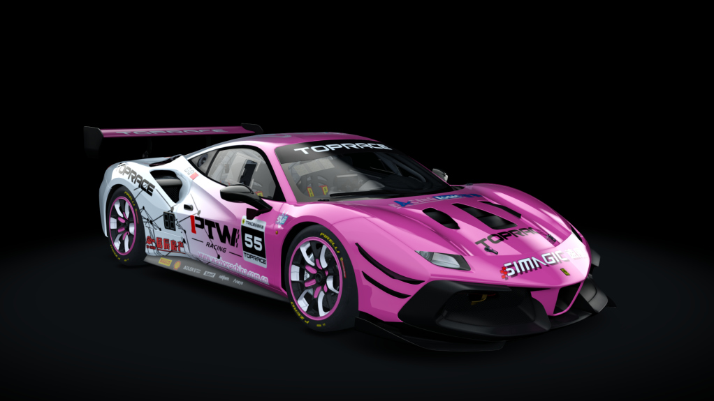 Ferrari 488 EVO CUP P2P 2020, skin 55_PTW_WE1JUN