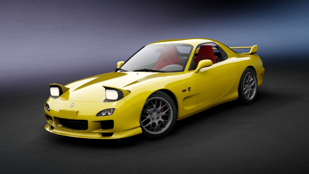 Mazda RX-7 Spirit R LHD, skin 03_competition_yellow