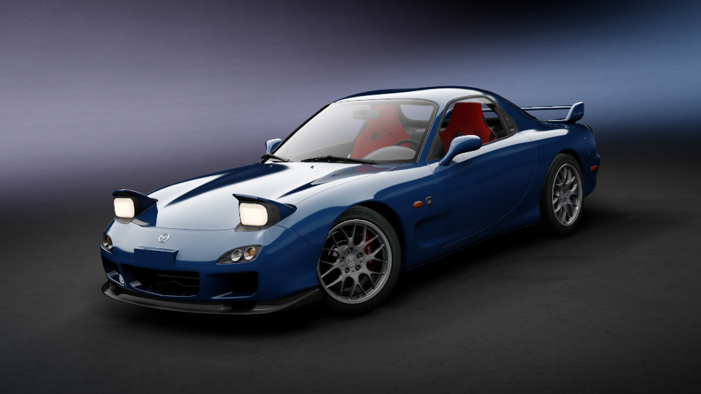 Mazda RX-7 Spirit R LHD, skin 04_blue_mica_b