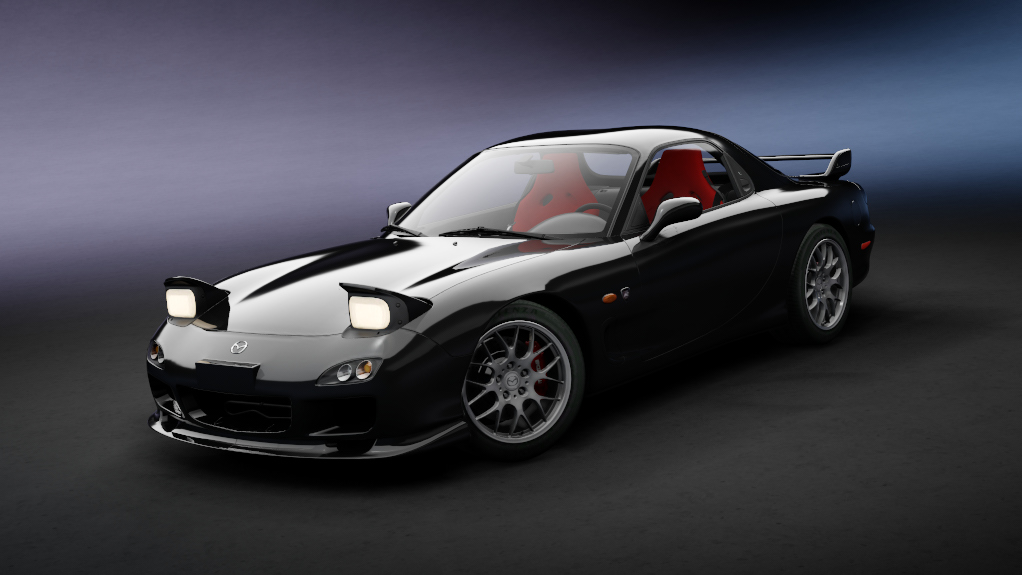 Mazda RX-7 Spirit R LHD, skin 05_brilliant_black