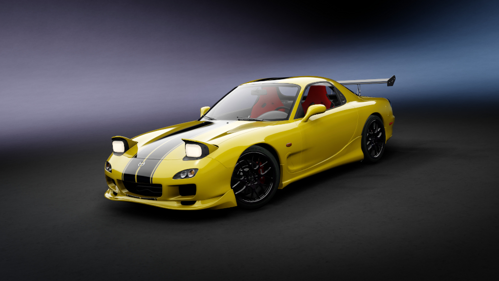 Mazda RX-7 Tuned LHD, skin 03_competition_yellow_s1