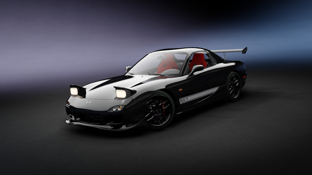 Mazda RX-7 Tuned LHD, skin 04_brilliant_black_s2