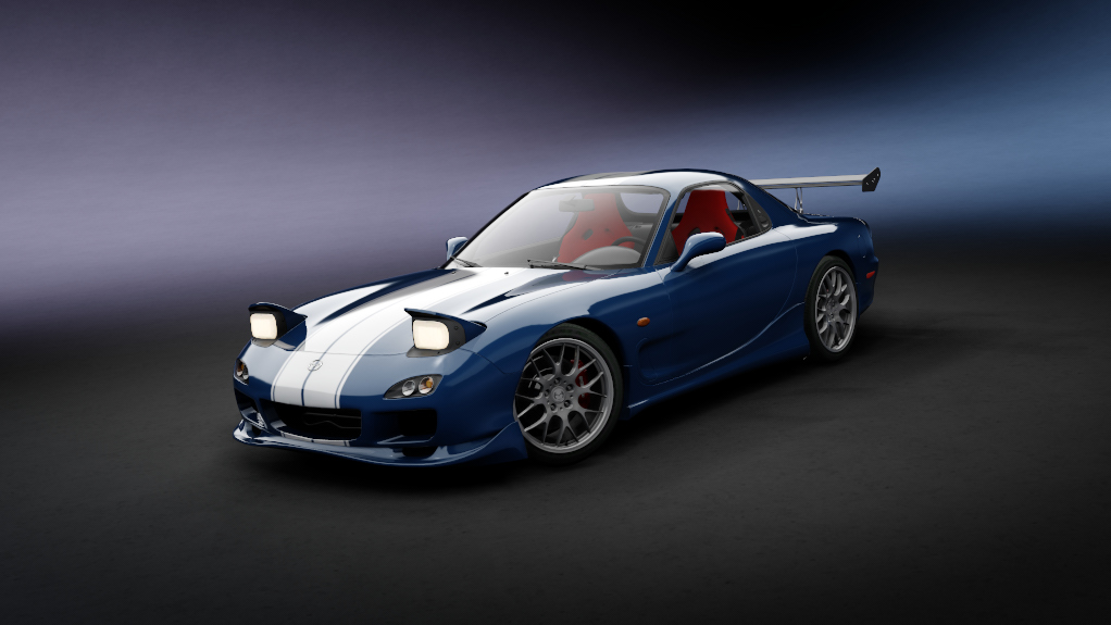 Mazda RX-7 Tuned LHD, skin 13_blue_mica_s1