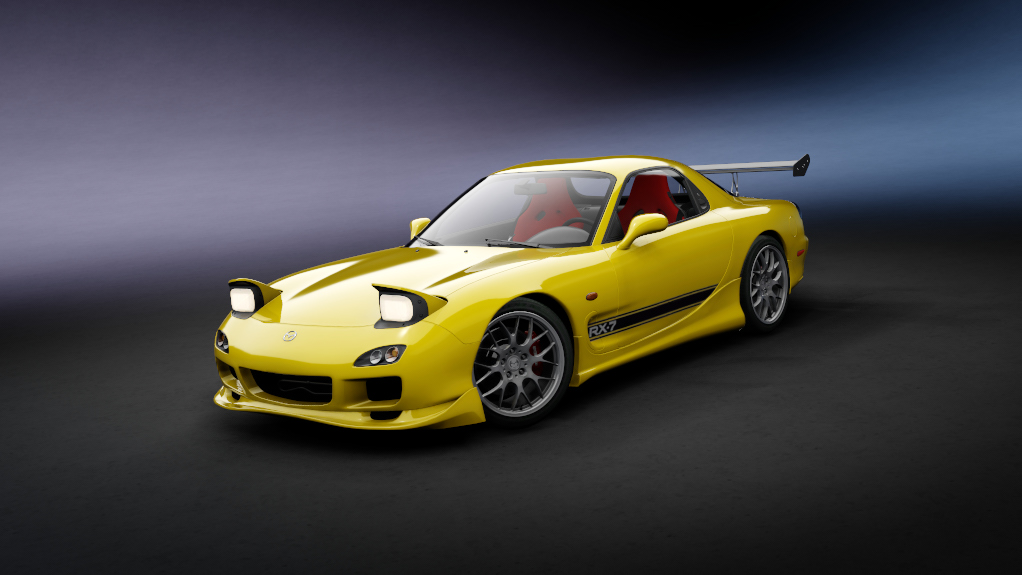 Mazda RX-7 Tuned LHD, skin 14_competition_yellow_s2