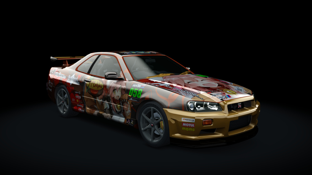 Nissan Skyline GTR R34 TRSC, skin 058_FateGO