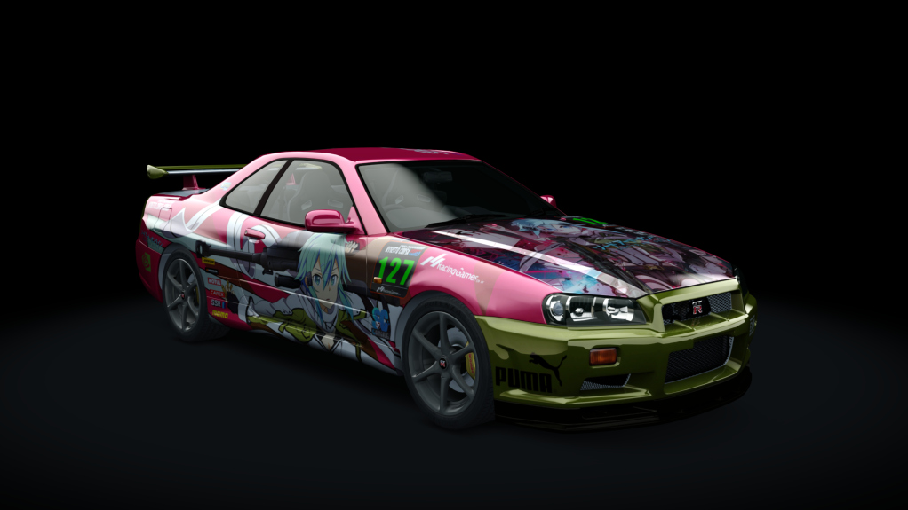 Nissan Skyline GTR R34 TRSC, skin 127_SAO