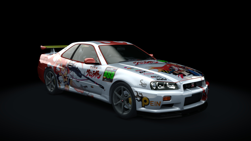 Nissan Skyline GTR R34 TRSC, skin 888_Grenragan