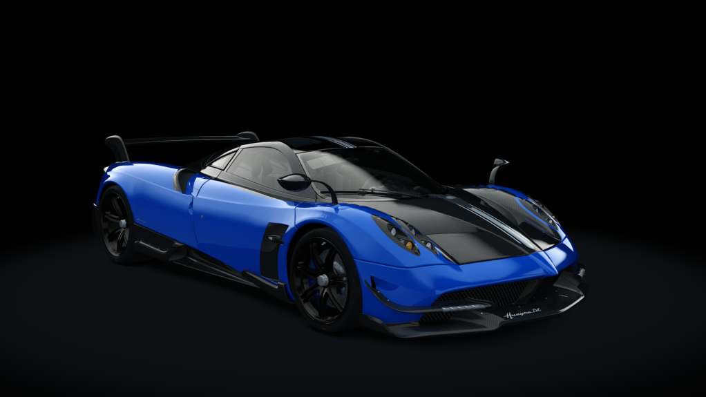 Pagani Huayra BC RACE, skin blue_carbon_silver