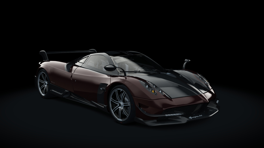 Pagani Huayra BC RACE, skin bordeaux_carbon