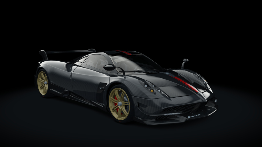 Pagani Huayra BC RACE, skin carbon_carbon_red