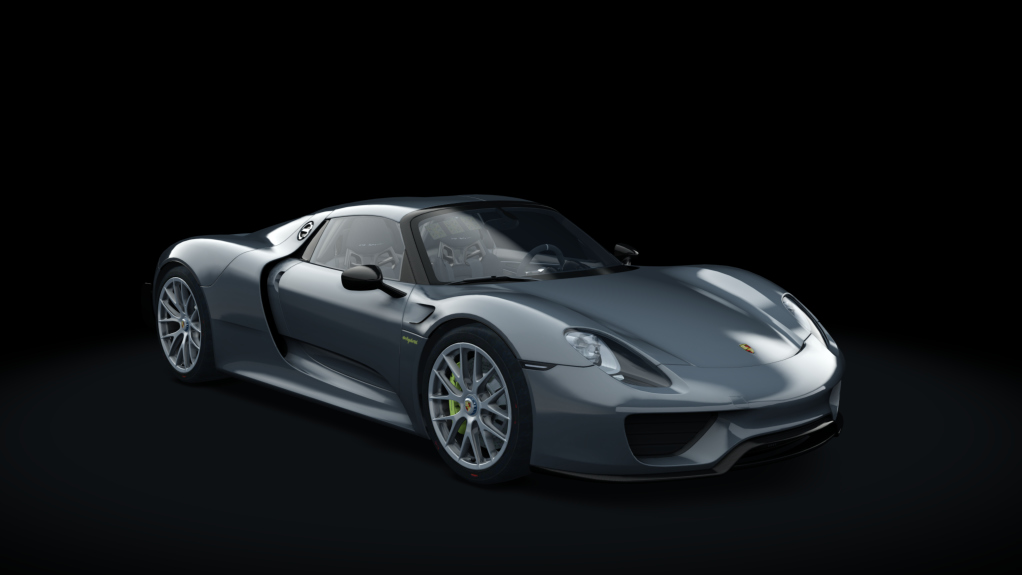 Porsche 918 Spyder RACE, skin 03_liquid_metal_silver