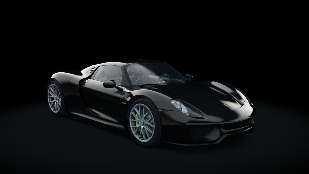 Porsche 918 Spyder RACE, skin 06_basalt_black_metallic