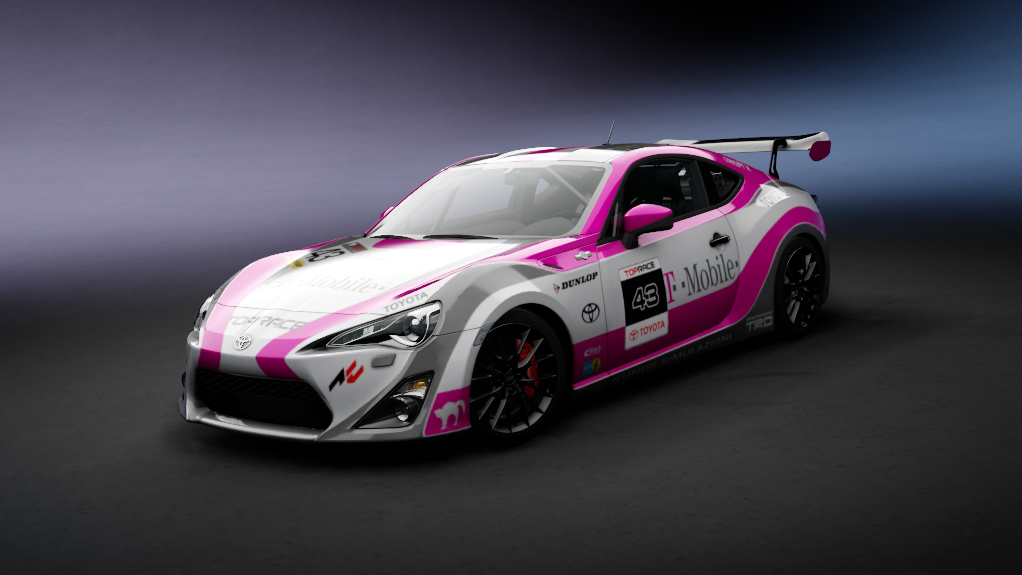 Toyota GT86 CUP P2P, skin 43_T_Mobile