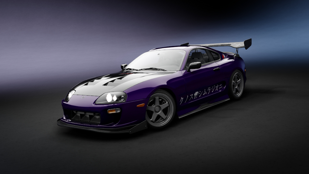 Toyota Supra MKIV Tuned LHD, skin 07_purple_carbon