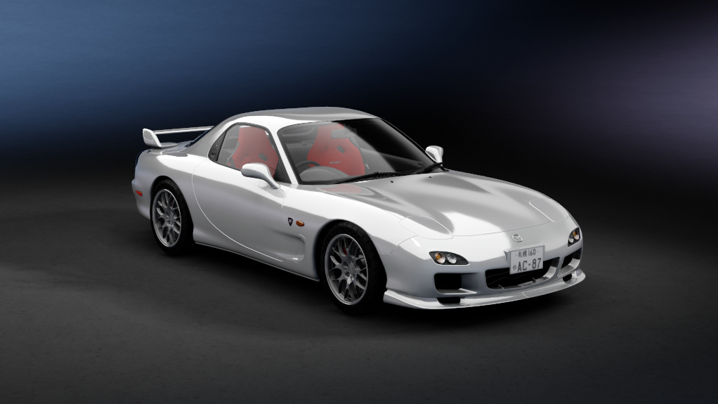 Mazda RX-7 Spirit R JDM, skin 01_pure_white