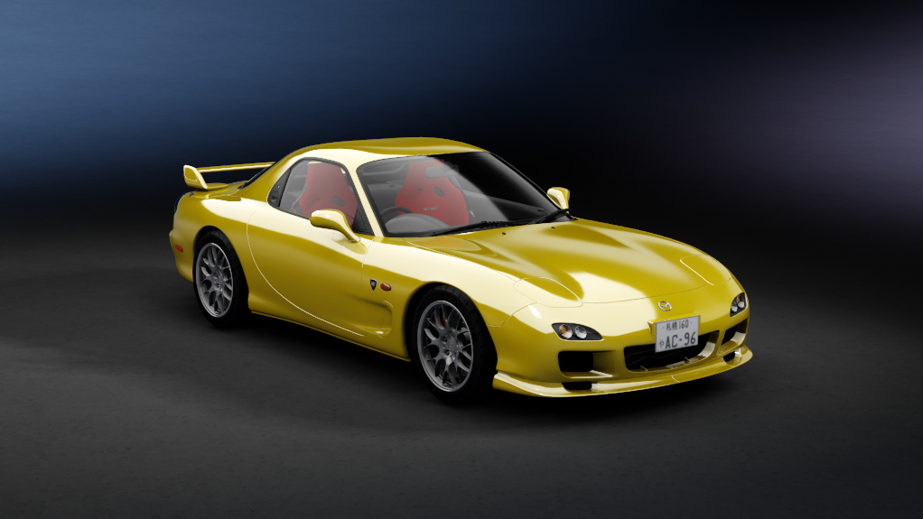 Mazda RX-7 Spirit R JDM, skin 03_competition_yellow