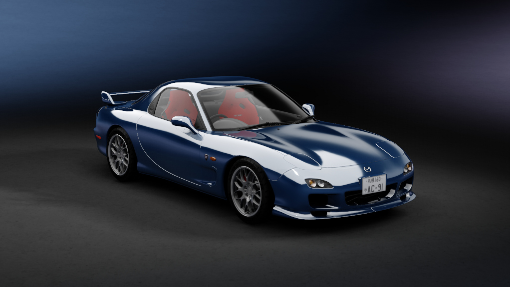 Mazda RX-7 Spirit R JDM, skin 10_blue_mica