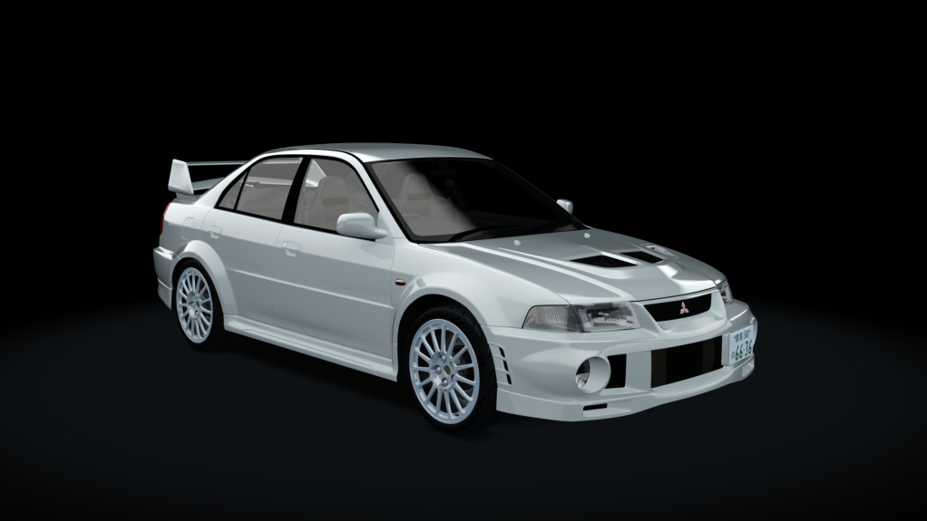 Mitsubishi Lancer EVO VI TRSC, skin 06_White