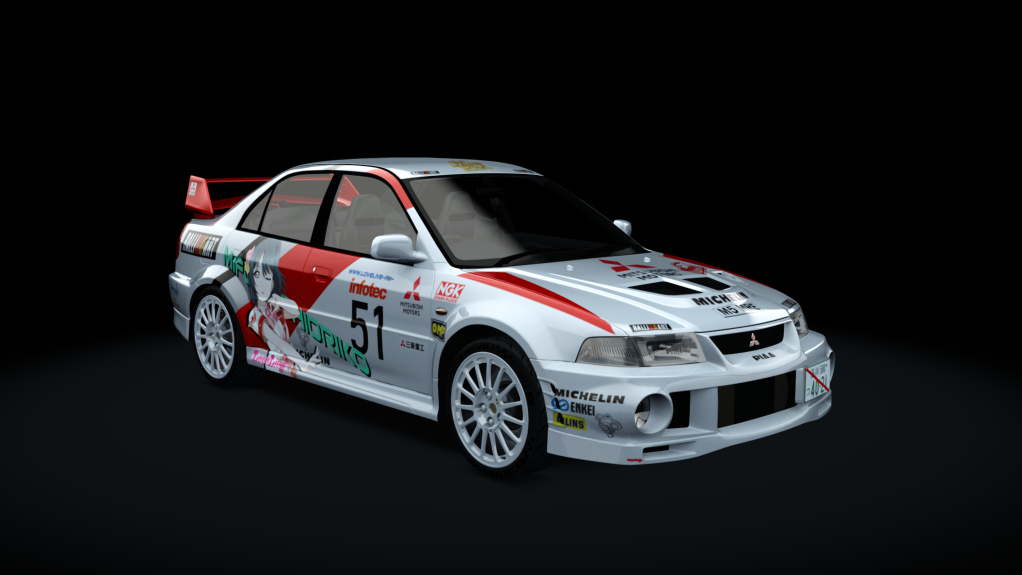 Mitsubishi Lancer EVO VI TRSC, skin 51_Shioriko.RALLYART