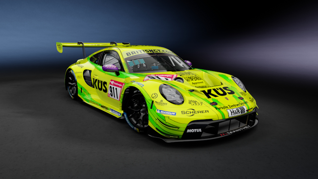 Porsche 992 R DTM 2025, skin 911_N24_2023_Manthey_EMA