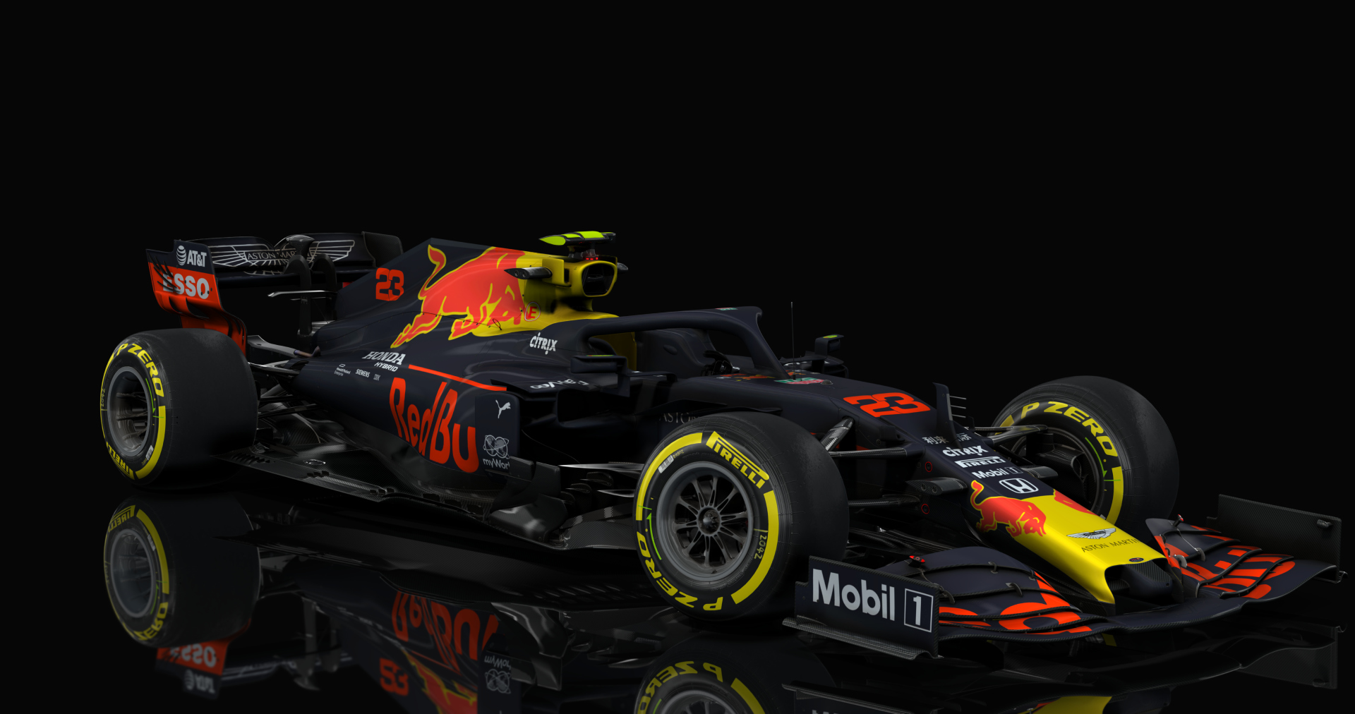 Formula Hybrid 2020, skin 23_redbull_albon