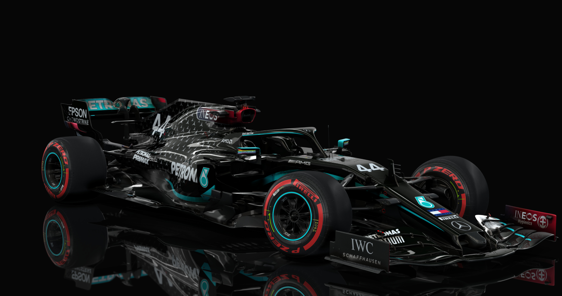 Formula Hybrid 2020, skin 44_Mercedes_W11_Black