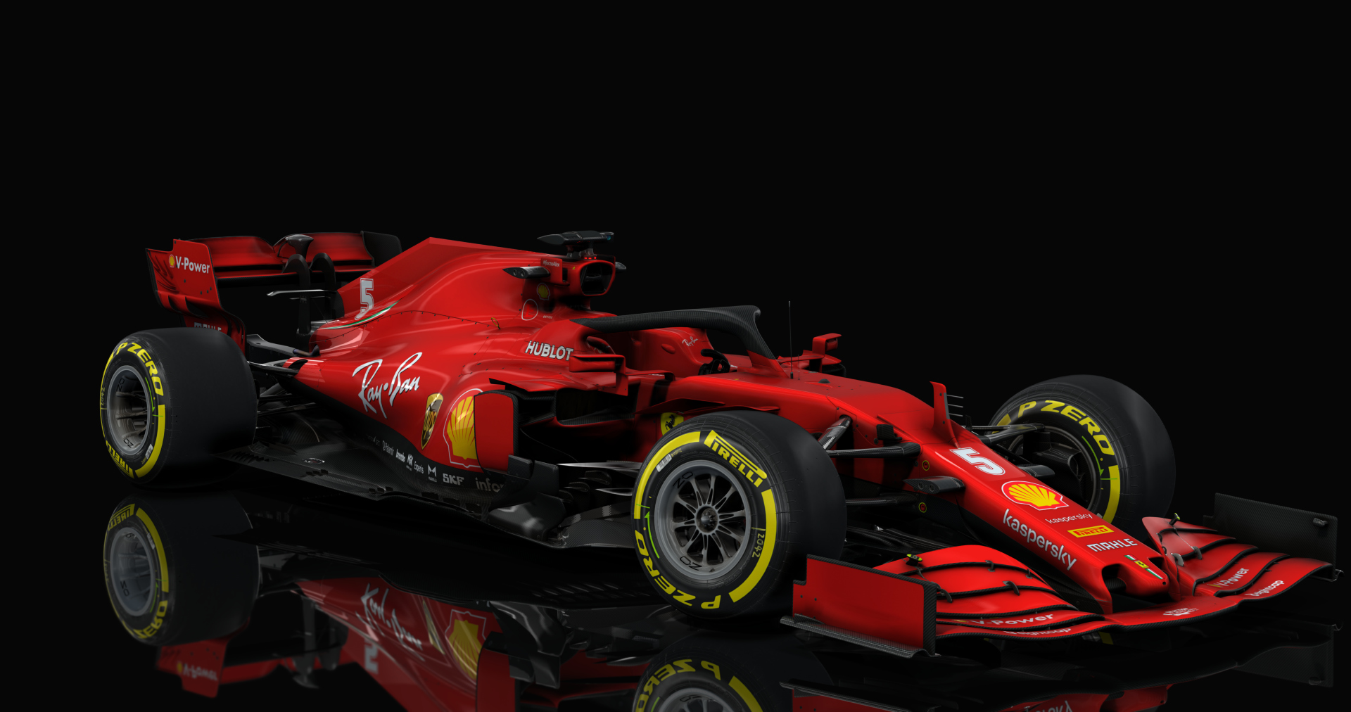 Formula Hybrid 2020, skin 5_Ferrari