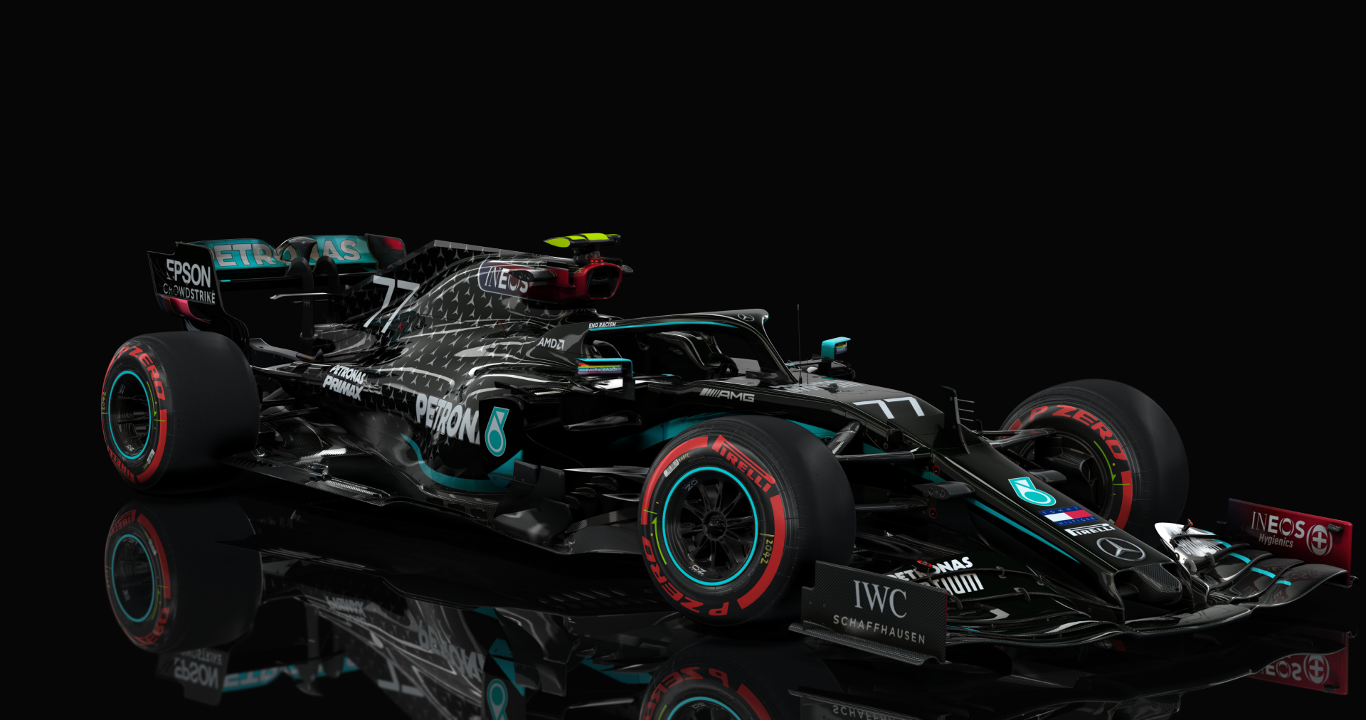 Formula Hybrid 2020, skin 77_Mercedes_W11_Black