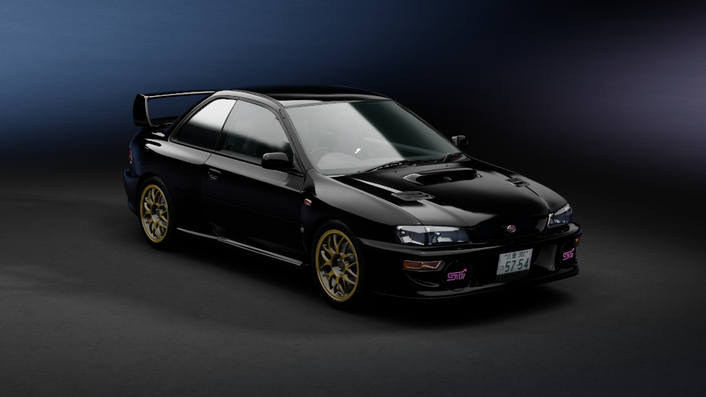 Subaru Impreza 22B STi JDM, skin 1_sonic_black