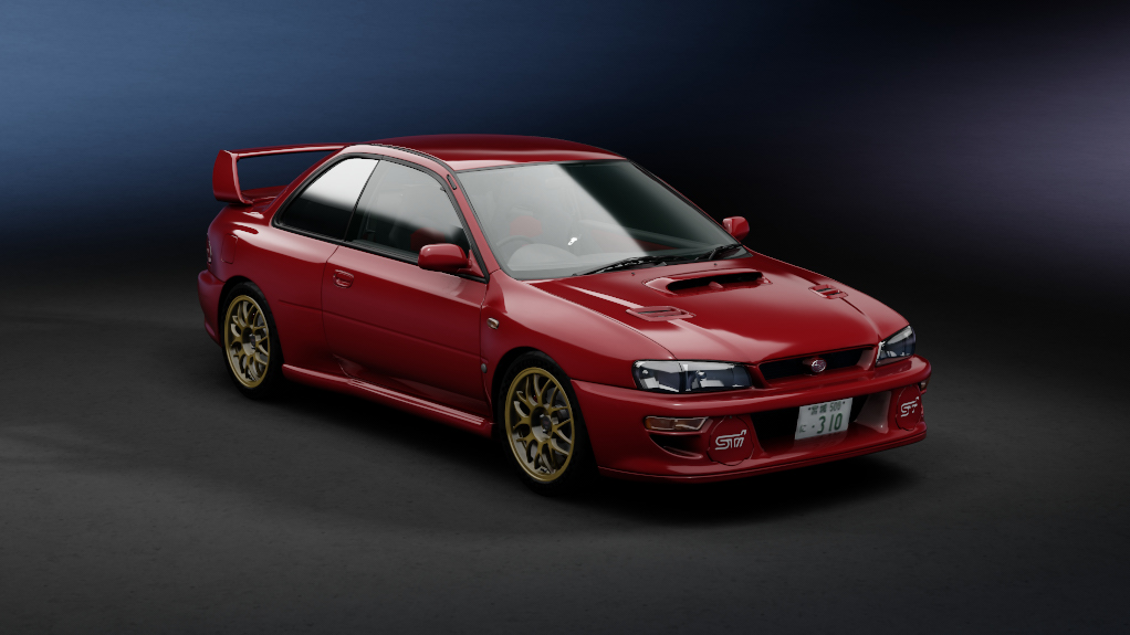 Subaru Impreza 22B STi JDM, skin 2_sonic_red