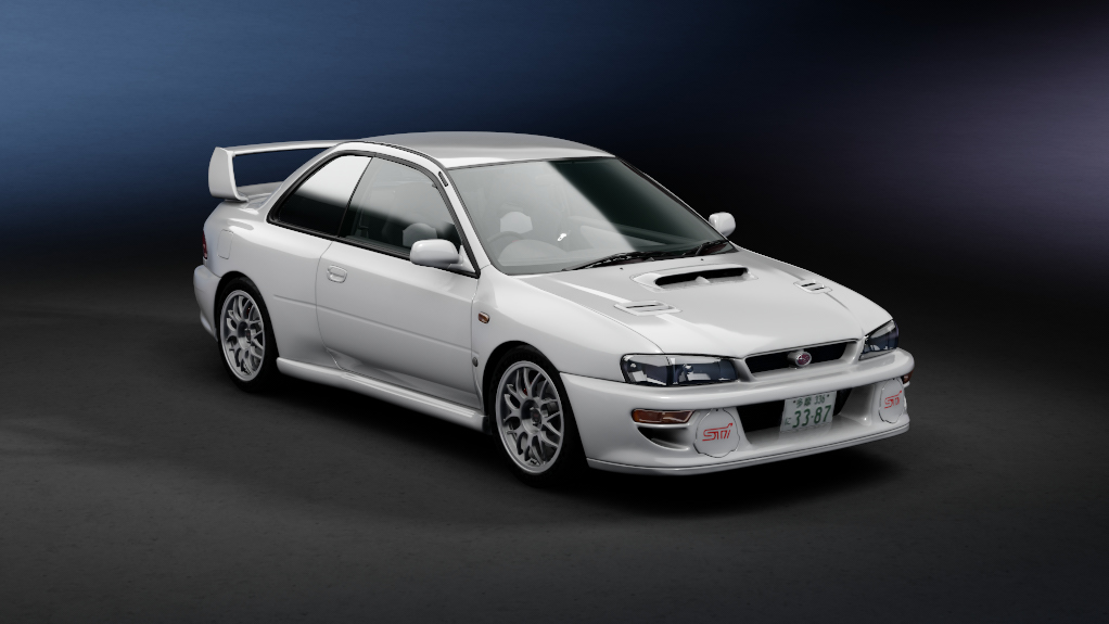 Subaru Impreza 22B STi JDM, skin 4_sonic_white