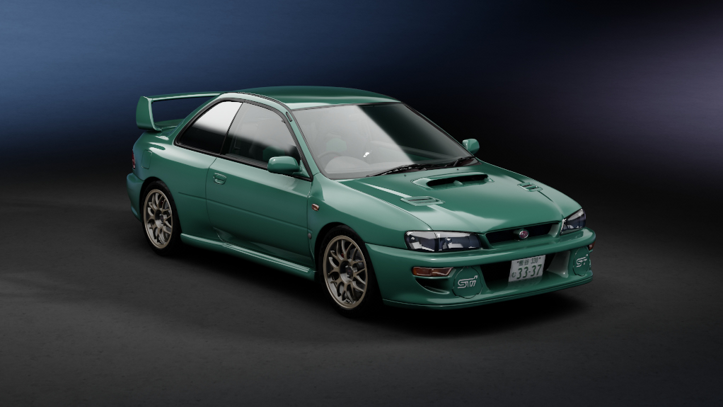 Subaru Impreza 22B STi JDM, skin 5_sonic_green