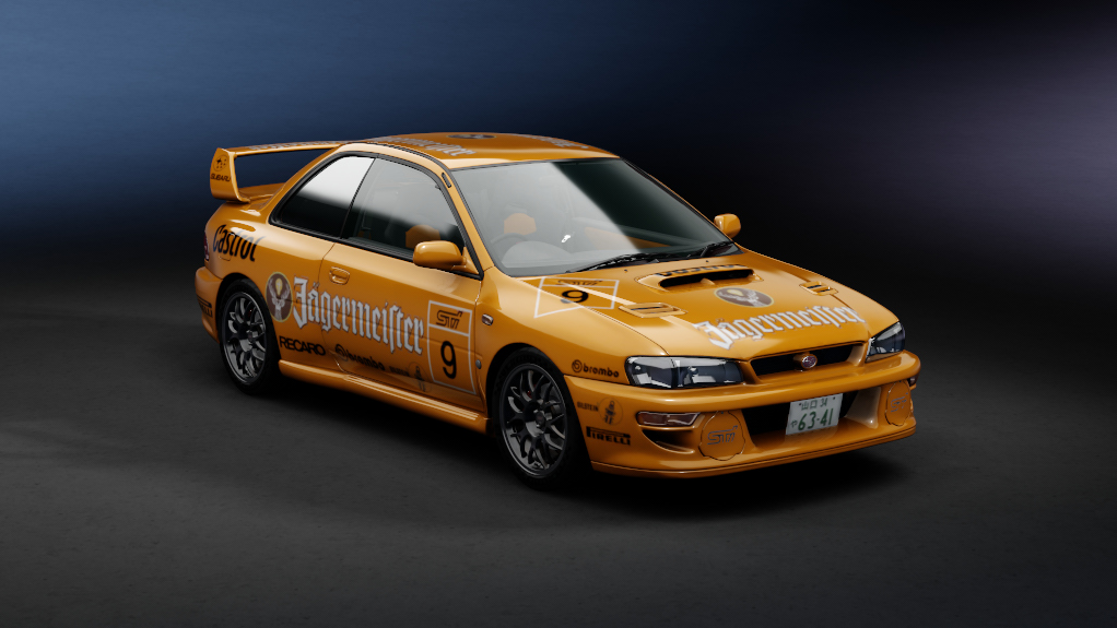 Subaru Impreza 22B STi JDM, skin Jagermeister